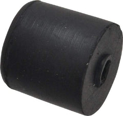 Made in USA - 5/16 Thread, 5/8" High, Rubber Bumpers - Recessed, 5/16" C-Projection Gage Line to Nose End, 5/8" Minor Axis - Exact Tool & Supply