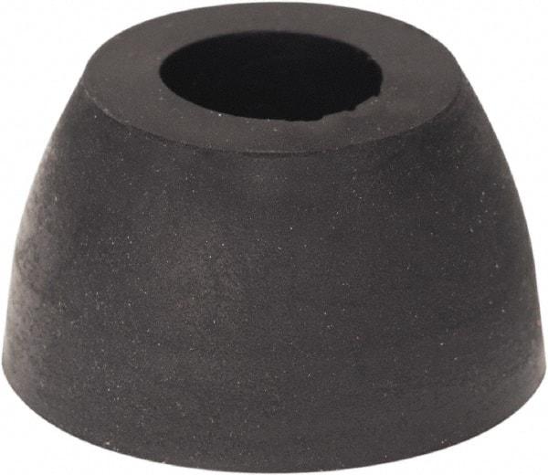 Made in USA - 7/16 Thread, 5/8" High, Rubber Bumpers - Recessed, 13/32" C-Projection Gage Line to Nose End, 1-3/32" Minor Axis - Exact Tool & Supply