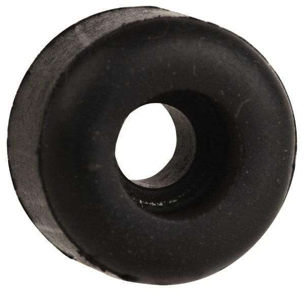 Made in USA - 1/4 Thread, 5/16" High, Rubber Bumpers - Recessed, 3/16" C-Projection Gage Line to Nose End, 1/2" Minor Axis - Exact Tool & Supply