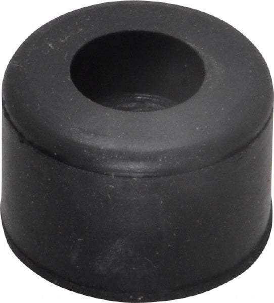 Made in USA - 3/8 Thread, 1/2" High, Rubber Bumpers - Recessed, 1/4" C-Projection Gage Line to Nose End, 3/4" Minor Axis - Exact Tool & Supply