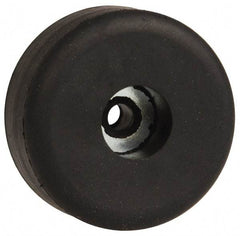 Made in USA - 1/2 Thread, 5/8" High, Rubber Bumpers - Recessed, 11/32" C-Projection Gage Line to Nose End, 1-1/2" Minor Axis - Exact Tool & Supply