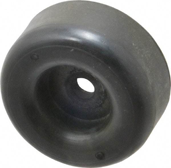 Made in USA - 1-1/8 Thread, 1" High, Rubber Bumpers - Recessed, 1/2" C-Projection Gage Line to Nose End, 2-1/2" Minor Axis - Exact Tool & Supply