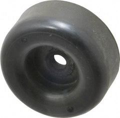 Made in USA - 1-1/8 Thread, 1" High, Rubber Bumpers - Recessed, 1/2" C-Projection Gage Line to Nose End, 2-1/2" Minor Axis - Exact Tool & Supply