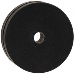 Made in USA - 1-1/2" OD, 7/16" Thick Flexible Grommet - Rubber, 1-1/4" Slot Diam x 1/16" Slot Width - Exact Tool & Supply