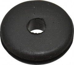 Made in USA - 1" OD, 1/4" Thick Grommet - Buna-N Rubber, 3/4" Slot Diam x 1/16" Slot Width - Exact Tool & Supply