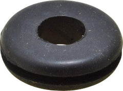 Made in USA - 5/8" OD, 3/16" Thick Grommet - Buna-N Rubber, 7/16" Slot Diam x 1/16" Slot Width - Exact Tool & Supply