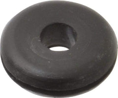 Made in USA - 1" OD, 5/16" Thick Grommet - Buna-N Rubber, 3/4" Slot Diam x 1/16" Slot Width - Exact Tool & Supply