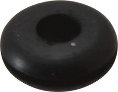 Made in USA - 13/16" OD, 5/16" Thick Grommet - Buna-N Rubber, 9/16" Slot Diam x 1/16" Slot Width - Exact Tool & Supply