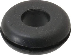 Made in USA - 7/8" OD, 5/16" Thick Grommet - Buna-N Rubber, 5/8" Slot Diam x 1/16" Slot Width - Exact Tool & Supply