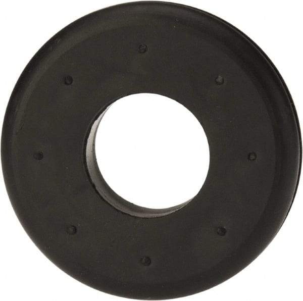 Made in USA - 1-13/16" OD, 3/8" Thick Grommet - Buna-N Rubber, 1-7/16" Slot Diam x 1/16" Slot Width - Exact Tool & Supply