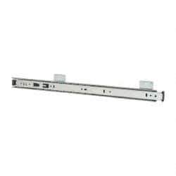 Knape & Vogt - 20" Slide Length, Chrome Variable-Height Keyboard Slide - Chrome Finish - Exact Tool & Supply