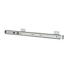 Knape & Vogt - 20" Slide Length, Chrome Variable-Height Keyboard Slide - Chrome Finish - Exact Tool & Supply