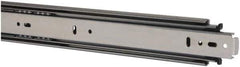 Knape & Vogt - 28" Slide Length, Chrome Box or Vertical File Drawer Slide - 18" Wide, Chrome Finish - Exact Tool & Supply