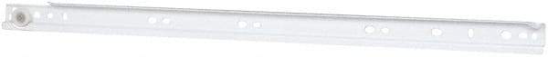 Knape & Vogt - 550mm Slide Length, 412mm Travel Length, Steel Epoxy-Coated Drawer Slide - White Epoxy Finish - Exact Tool & Supply