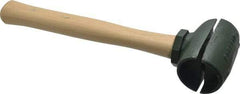 Garland - 2-1/2 Lb Head 1-3/4" Face Malleable Iron Split Head Hammer without Faces - Wood Handle - Exact Tool & Supply