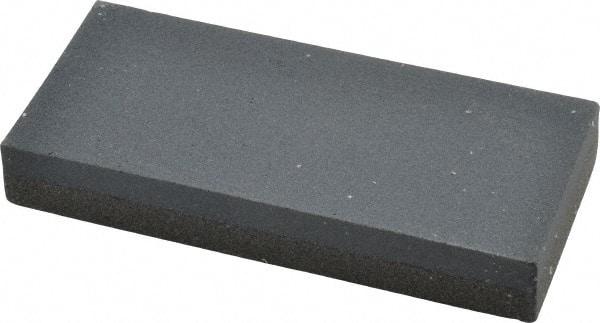 Norton - 4" Long x 1-3/4" Wide x 5/8" Thick, Silicon Carbide Sharpening Stone - Rectangle, Coarse, Fine Grade - Exact Tool & Supply