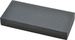 Norton - 4" Long x 1-3/4" Wide x 5/8" Thick, Silicon Carbide Sharpening Stone - Rectangle, Coarse, Fine Grade - Exact Tool & Supply