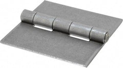 Stanley - 3-1/2" Long x 3-1/2" Wide, Extra Heavy Full Surface Hinge - Steel, Plain Finish - Exact Tool & Supply