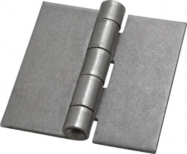 Stanley - 3" Long x 3" Wide, Extra Heavy Full Surface Hinge - Steel, Plain Finish - Exact Tool & Supply
