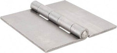Stanley - 5" Long x 5" Wide, Extra Heavy Full Surface Hinge - Steel, Plain Finish - Exact Tool & Supply