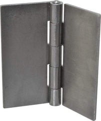 Stanley - 6" Long x 6" Wide, Extra Heavy Full Surface Hinge - Steel, Plain Finish - Exact Tool & Supply