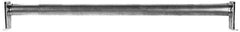 Stanley - 72" Max Width Adjustable Round Closet Rod - Zinc Plated Finish - Exact Tool & Supply