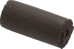 Cratex - 1/4" Max Diam x 1/2" Long, Cylinder, Rubberized Point - Medium Grade, Silicon Carbide, 1/16" Arbor Hole, Unmounted - Exact Tool & Supply