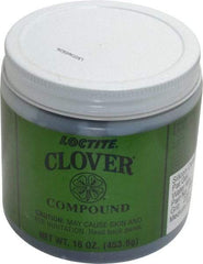 Loctite - 1 Lb Water Soluble Compound - Compound Grade Very Fine, 220 Grit, Black & Gray, Use on General Purpose - Exact Tool & Supply