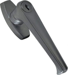 Made in USA - Locking Handle Latch - Polished Chrome Plated - Exact Tool & Supply