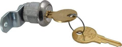 Made in USA - 5/16" Max Thickness, Standard Cam Lock - Stainless Steel Finish - Exact Tool & Supply