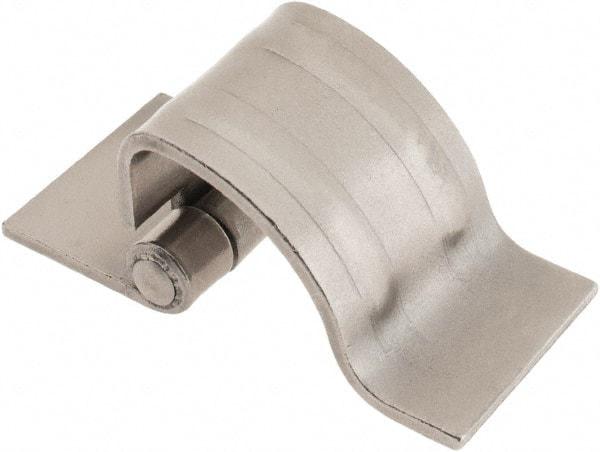 Made in USA - 1-1/4" Wide x 0.09" Thick, Concealed Hinge - Steel, Plain Finish - Exact Tool & Supply
