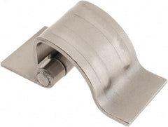 Made in USA - 1-1/4" Wide x 0.09" Thick, Concealed Hinge - Steel, Plain Finish - Exact Tool & Supply