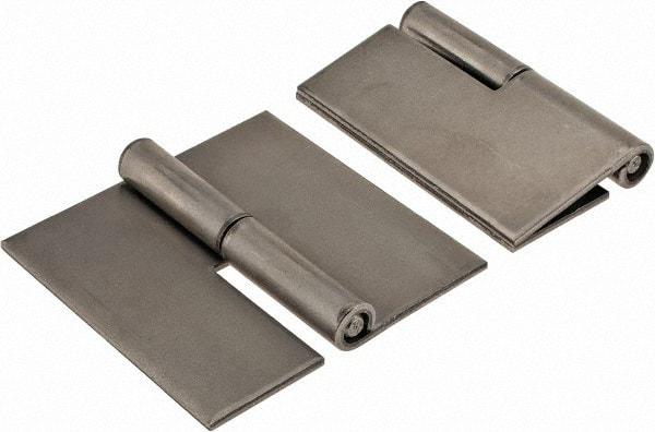 Made in USA - 3" Wide x 0.09" Thick, Slip Joint Hinge - Steel, Plain Finish - Exact Tool & Supply