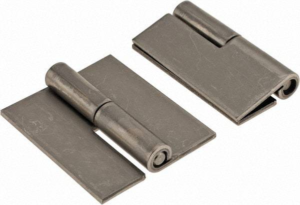 Made in USA - 1.68" Wide x 0.075" Thick, Slip Joint Hinge - Stainless Steel, Plain Finish - Exact Tool & Supply