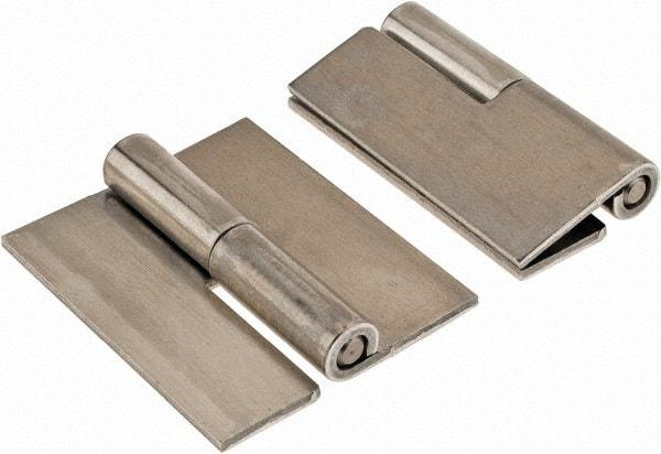 Made in USA - 1.68" Wide x 0.075" Thick, Slip Joint Hinge - Aluminum, Plain Finish - Exact Tool & Supply