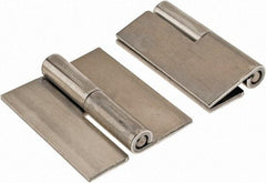 Made in USA - 1.68" Wide x 0.075" Thick, Slip Joint Hinge - Aluminum, Plain Finish - Exact Tool & Supply