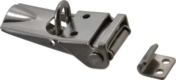 Value Collection - 3.04" Long x 1.1" Wide, 1051 Series Latch - Stainless Steel, with Stainless Steel Finish - Exact Tool & Supply