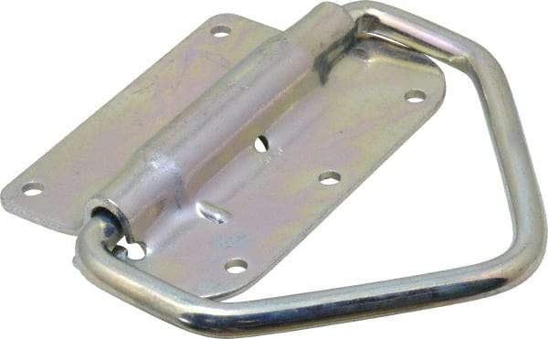 Value Collection - HD 180° Swing Lifting Grapple - 4-3/4" Wide x 4-3/4" High, Zinc Plated - Exact Tool & Supply