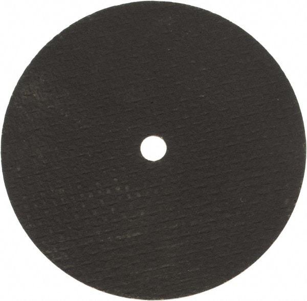 Norton - 6" 36 Grit Aluminum Oxide Cutoff Wheel - 1/16" Thick, 1/2" Arbor, 10,190 Max RPM, Use with Stationary Grinders - Exact Tool & Supply