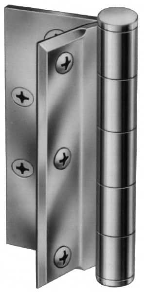 Stanley - 4" Long x 4" Wide Steel Full Mortise Commercial Hinge - Exact Tool & Supply