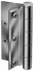 Stanley - 4" Long x 4" Wide Steel Full Mortise Commercial Hinge - Exact Tool & Supply