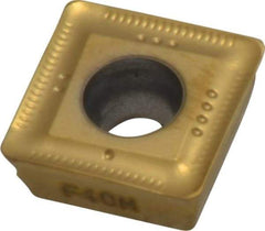 Seco - SONX120508 ME08 Grade F40M Carbide Milling Insert - TiAlN/TiN Finish, 0.203" Thick, 1/2" Inscribed Circle, 0.031" Corner Radius - Exact Tool & Supply