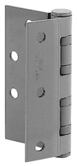 Stanley - 4-1/2" Long x 4-1/2" Wide Steel Half Mortise Commercial Hinge - Exact Tool & Supply