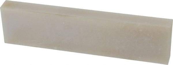 Made in USA - 4" Long x 1" Wide x 3/8" Thick, Novaculite Sharpening Stone - Rectangle - Exact Tool & Supply