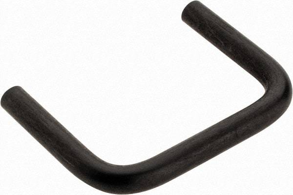 Electro Hardware - 4-40 Internal Thread, 5/32" Handle Diam, Black Anodized Aluminum Drawer Pull - 1-1/4" Center to Center - Exact Tool & Supply