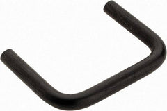 Electro Hardware - 4-40 Internal Thread, 5/32" Handle Diam, Black Anodized Aluminum Drawer Pull - 1-1/4" Center to Center - Exact Tool & Supply