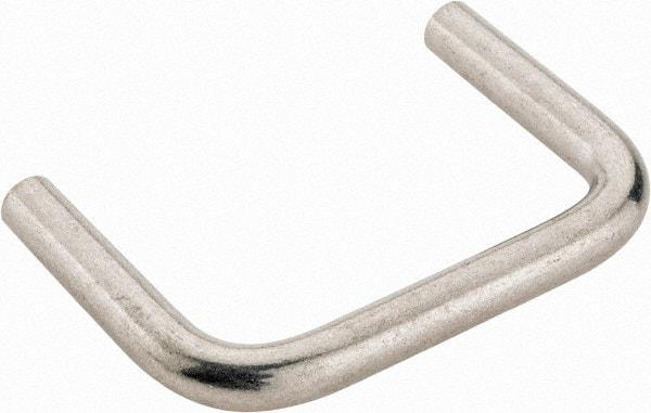 Electro Hardware - Round Handle - Plain, Aluminum, 2" Center to Center - Exact Tool & Supply