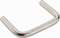 Electro Hardware - Round Handle - Plain, Aluminum, 2" Center to Center - Exact Tool & Supply