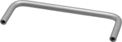 Electro Hardware - Round Handle - Plain, Aluminum, 4" Center to Center - Exact Tool & Supply