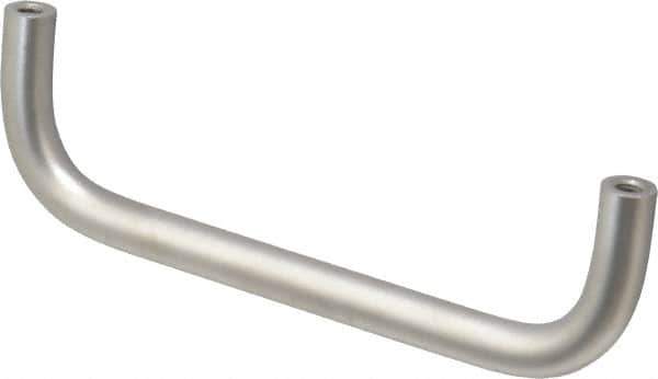 Electro Hardware - 8-32 Internal Thread, 5/16" Handle Diam, Plain Stainless Steel Drawer Pull - 4" Center to Center - Exact Tool & Supply